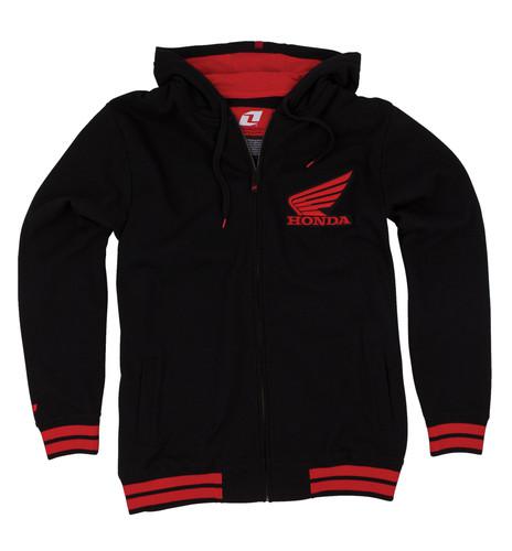 One industries mens honda tread zip hoodie sweatshirt