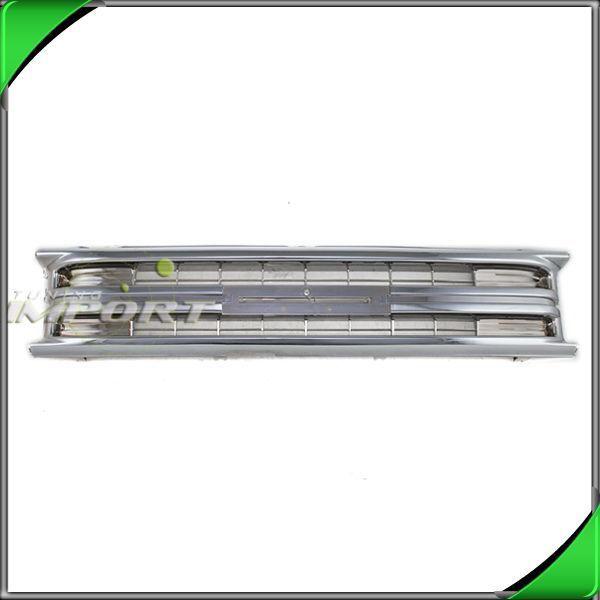 Front grille frame to1200135 chrome center grill 1989-1991 toyota pickup 2wd sr5