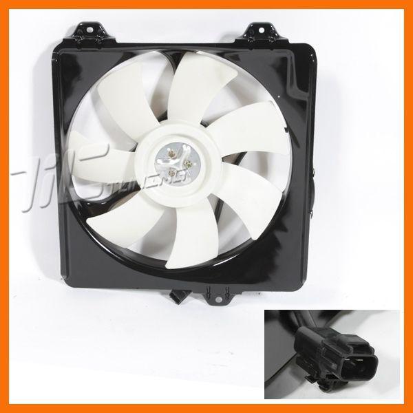 Toyota rav4 ac condenser fan assembly motor blade shroud right passenger 01-05