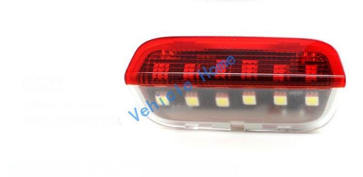 White red led super bright door light 2pcs for vw passat cc b7 nms gti tiguan