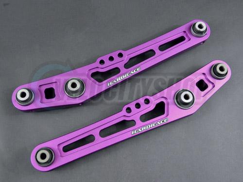 Hardrace rear lower control arms purple 88-00 civic / 90-01 integra