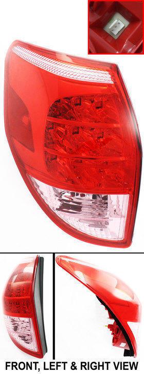 8156142100 clear and red lens new tail lamp left hand lh driver side rav4 parts