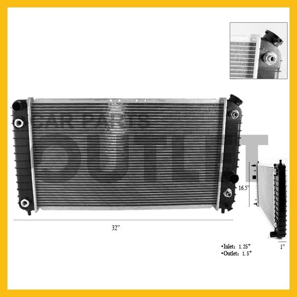 1996-2005 s10 blazer 4.3 v6 radiator eoc toc 97-00 hombre 98-01 bravada new 1826