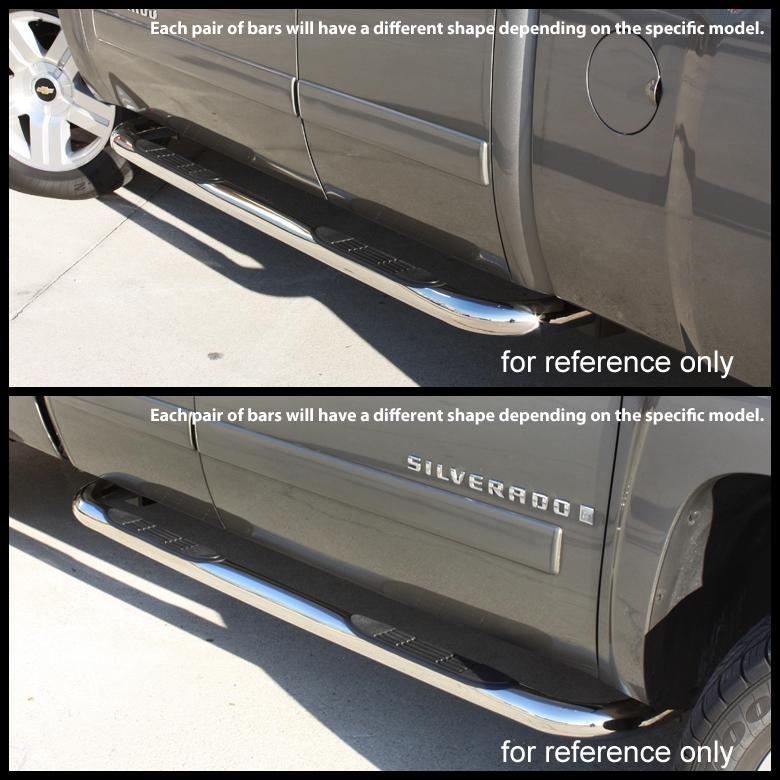 09 - 13 ford f150 super crew cab 3" s/s side step bars nerf bars running boards