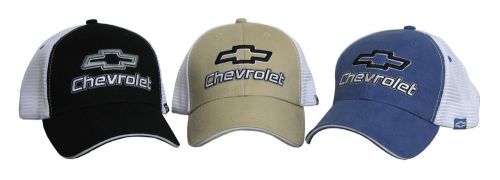 Chevrolet mesh hat -bowtie-camaro -chevelle-chevy-chevy truck-nova-ss