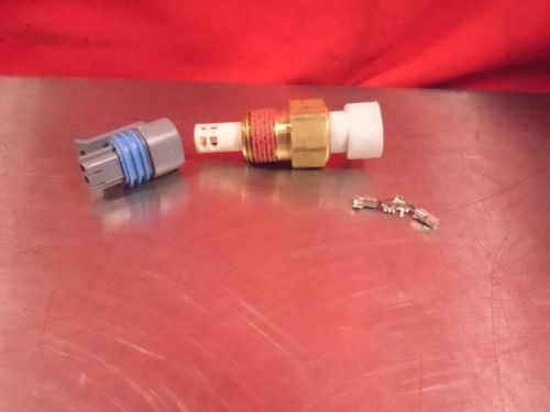 Ait air inlet temp sensor with connector and pins 3/8&#034;npt works for haltech
