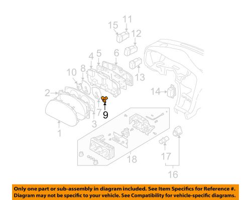 Subaru oem 01-03 outback-fuel gauge 85063ae01a