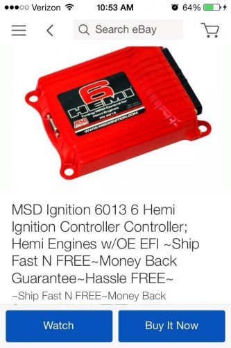 Msd ignition 6013