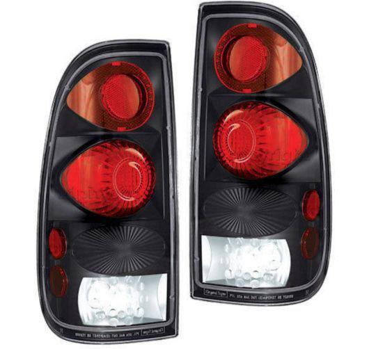 Ipcw tail light lamp set of 2 left & right side new clear red cwt-ce501cb