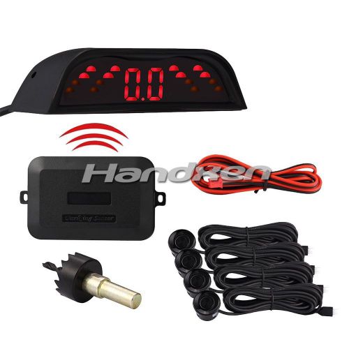 Handxen simple parking sensor kit car vehicle reverse backup radar system