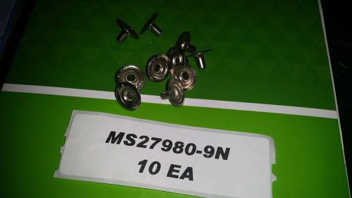 10 fastener p/n ms27980-9n new unsealed.