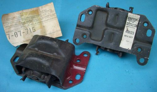 Pr nos 75 olds delta 88 &amp; royale frt motor mounts gm 498122, 123 pontiac 1975-76