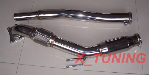 Volkswagen golf gti mk5 mk6 jetta / audi a3 2.0t  downpipe  with 200 cell cat