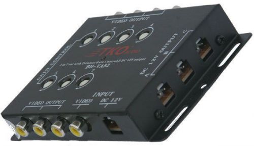 Tko bhva52 car video monitor signal amplifier 1 to 7 video signal distribution