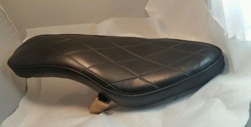 Vintage giuliari cobra seat 1958-74 harley ironhead sportster 2-up saddle nos