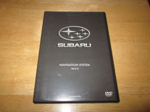 Subaru navigation system dvd set (east &amp; west) oem ver 2.0 86283ag05a