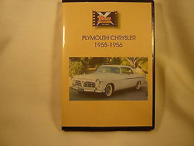 Dvd plymouth chrysler 1955 1956 classic car dvd