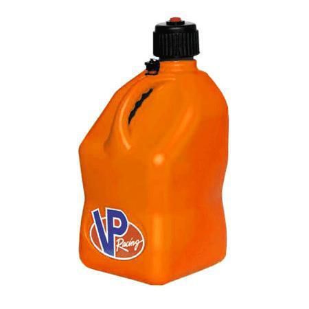 New vp racing square jerry can orange gas fuel jug 3574