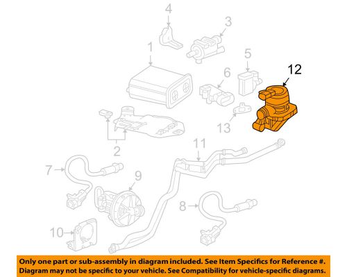 Gm oem a.i.r. system-check valve 12619128