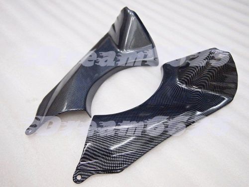 Ram air tube cover fairing parts for kawasaki ninja zx6r 07-08 carbon fiber dr#7