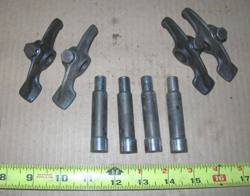 Honda 600 coupe sedan 2 rocker arms &amp; 2 shafts used n600 z600 engine arm shaft