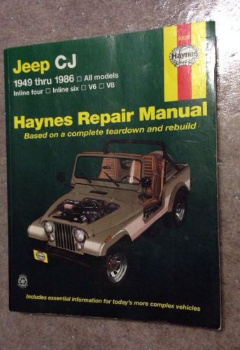 Jeep ck manual 1949-1986 repair book automotive