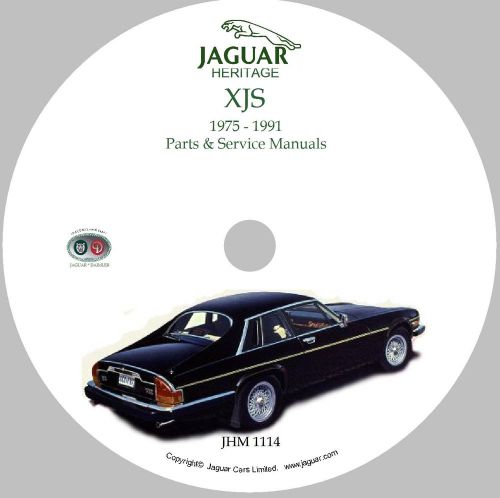 Jaguar xjs workshop parts and service manual on cd-rom &#039;75-&#039;91 (used)