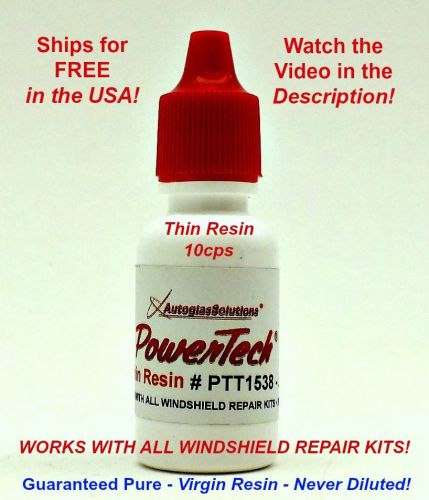 Powertech thin windshield repair resin .5oz