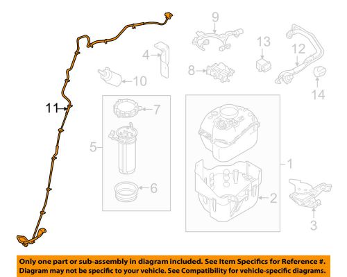 Ford oem 11-15 f-350 super duty 6.7l-v8 emission-tube bc3z5j249x