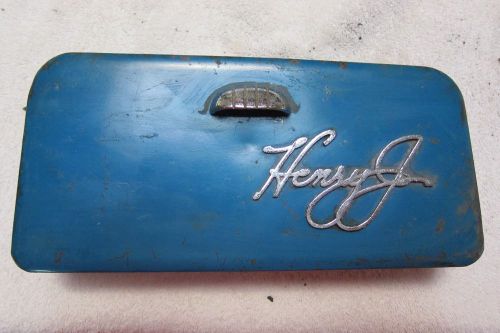 Kaiser henry j glove box door with script - very nice