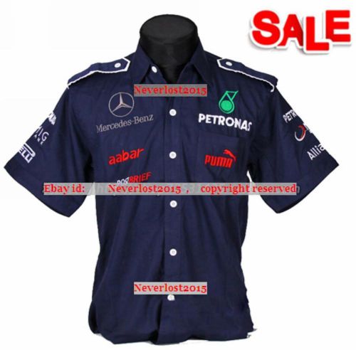 F1 formula 1 official racing shirt motor motorcycle sports mercedes benz