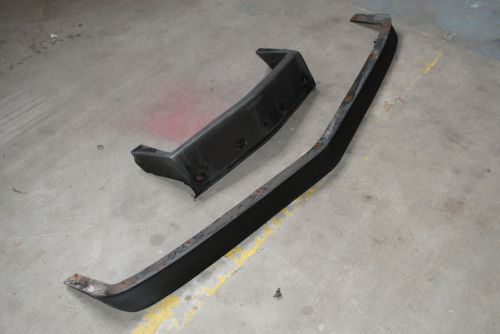 Bmw e24 628 csi cs1 euro license plate holder + lower lip spoiler