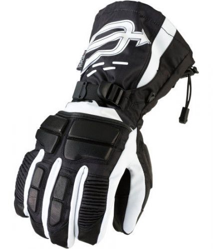 Arctiva comp s6 mens insulated snowmobile gloves black/white