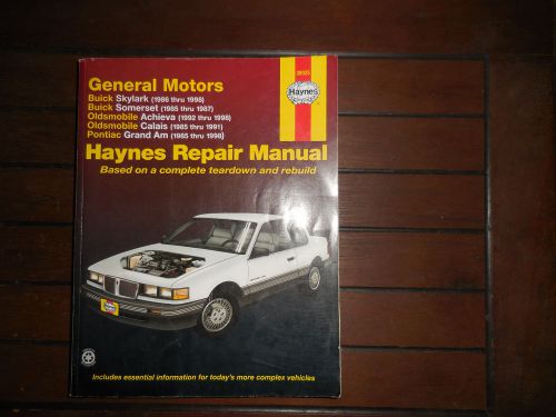 Haynes repair manual general motors