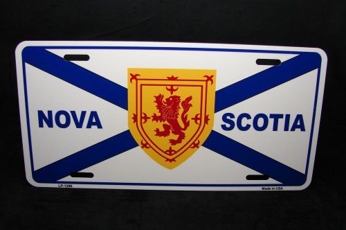 Nova scotia flag metal novelty license plate  new scotland