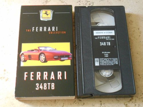 Ferrari 348tb vhs tape 30 minute documentary + test drive