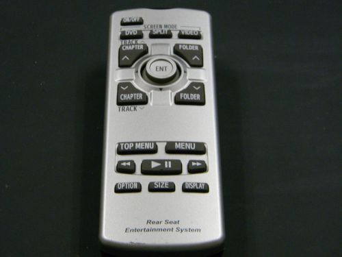 2009 2011 toyota sienna minivan dvd entertainment remote control rear seat oem