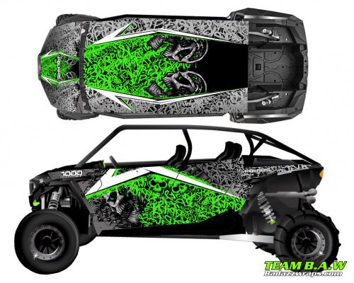 Polaris 4 rzr 1000 xp design mxvec 013 decal graphic kit wraps utv turbo scoop