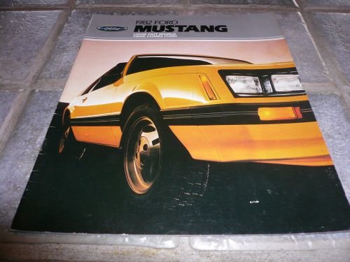 1982 ford mustang sales brochure - vintage