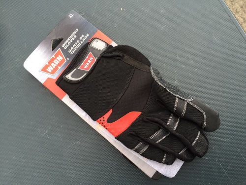 Warn winch winching gloves with kevlar xl x-large brand new free shipping