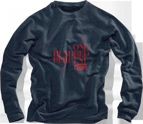 100% stencil sweatshirt black mx atv all sizes