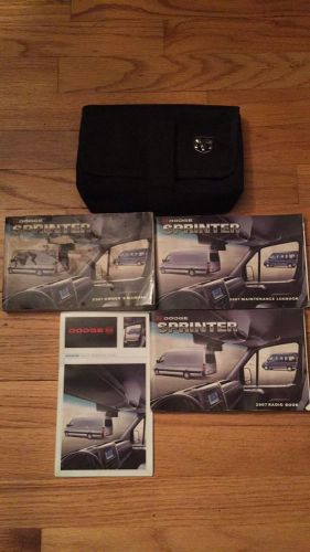 2007 dodge sprinter owners manual set with case complete oem