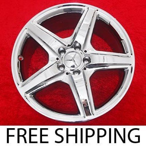 Set of 4 chrome 18&#034; mercedes benz cls550 amg oem wheels rims cls400 85230