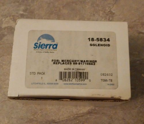 Sierra mercury/mariner solenoid replaces 89-817109a2; 18-5834