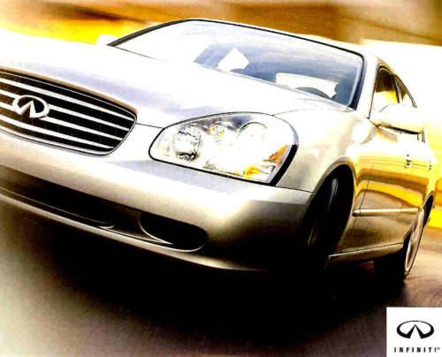 2001 infiniti q45 factory cd-rom brochure-&#034;the new q&#034;