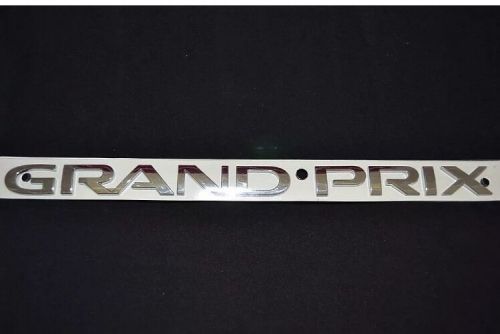 2004-2008 pontiac grand prix rear trunk lid nameplate emblem badge new oem