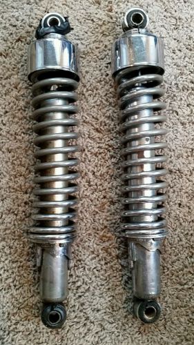 Vintage &#039;58-&#039;78 chrome 13.5&#034; harley davidson roadster shocks