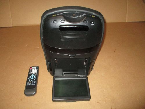 2004 kia sedona rear overhead entertainment dvd player screen w/ remote 102 3953