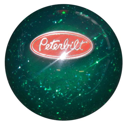 Peterbilt green glitter vintage style shift knob