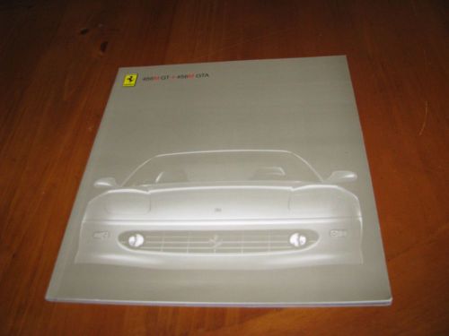 Ferrari 456m gt + 456m gta brochure catalog photo booklet